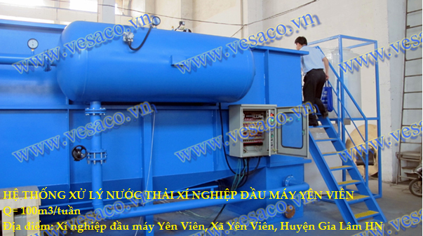 Bể tuyển nổi xử lý nước thải